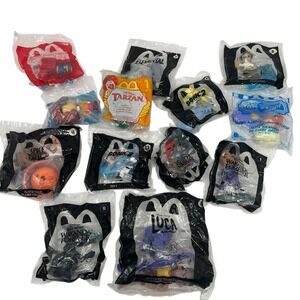 NEW‎ McDonald's Happy Meal Toys LOT of 13 Tarzan Luca  Toy Story 4 Scooby Doo +